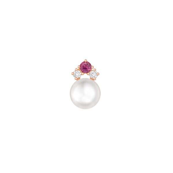 Pearl Sapphire Diamond Pendant