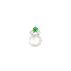 Pearl Sapphire Diamond Pendant