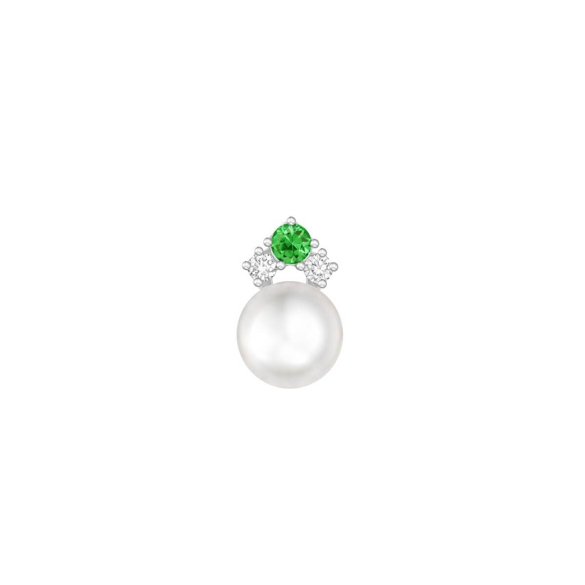 Pearl Sapphire Diamond Pendant