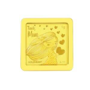 1G Thanks Mum Gold Bar