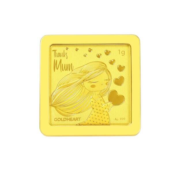 1G Thanks Mum Gold Bar