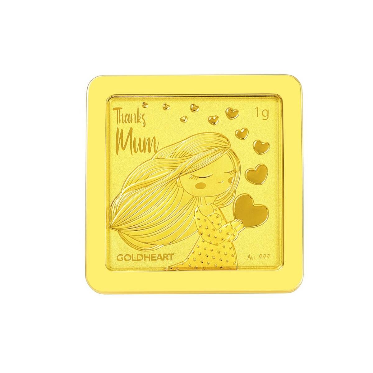 1G Thanks Mum Gold Bar