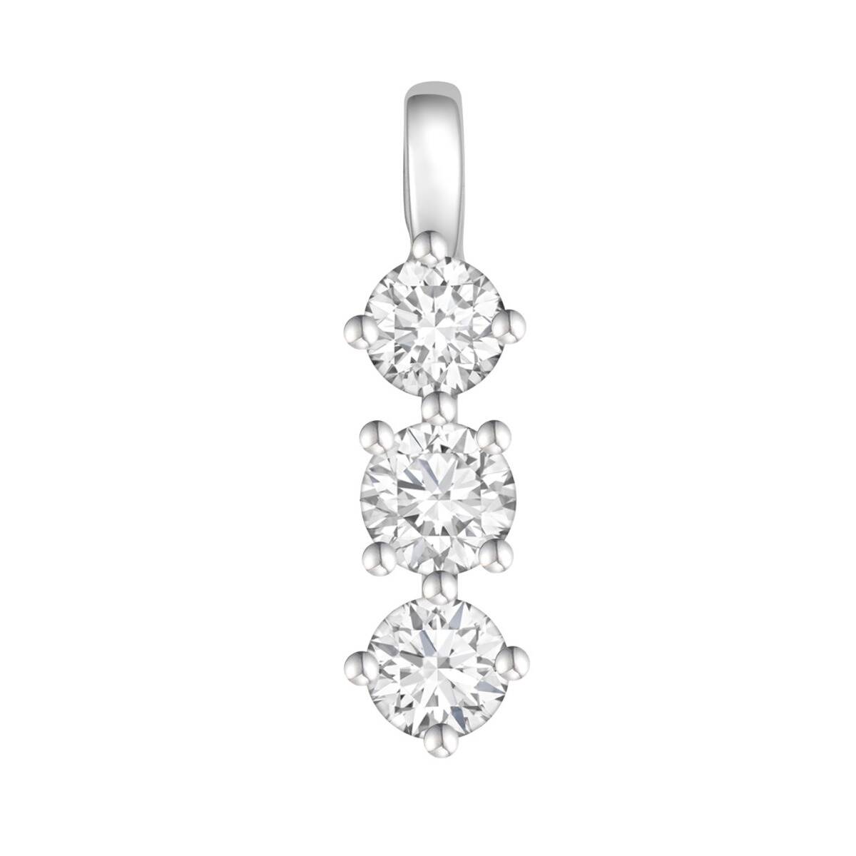 Triology Diamond Pendant