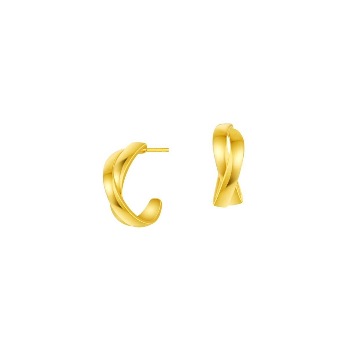 Crossed Path Earrings