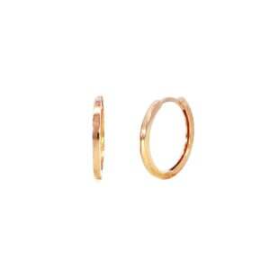Rose Gold Hoop Earrings