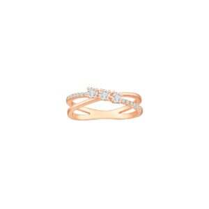 Cosmic Rose Gold Diamond Ring
