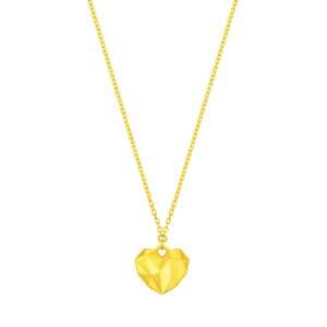 Geometric Heart Necklace