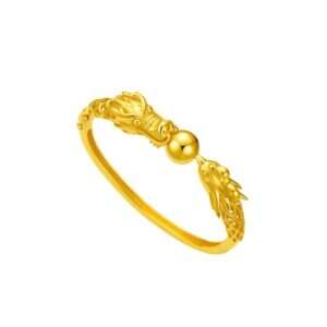 Imperial Mythic Dragon and Phoenix Bangle