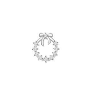 Lab-Grown Diamond Ribbon Pendant