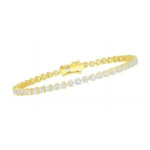 Yellow Gold Tennis Bracelet