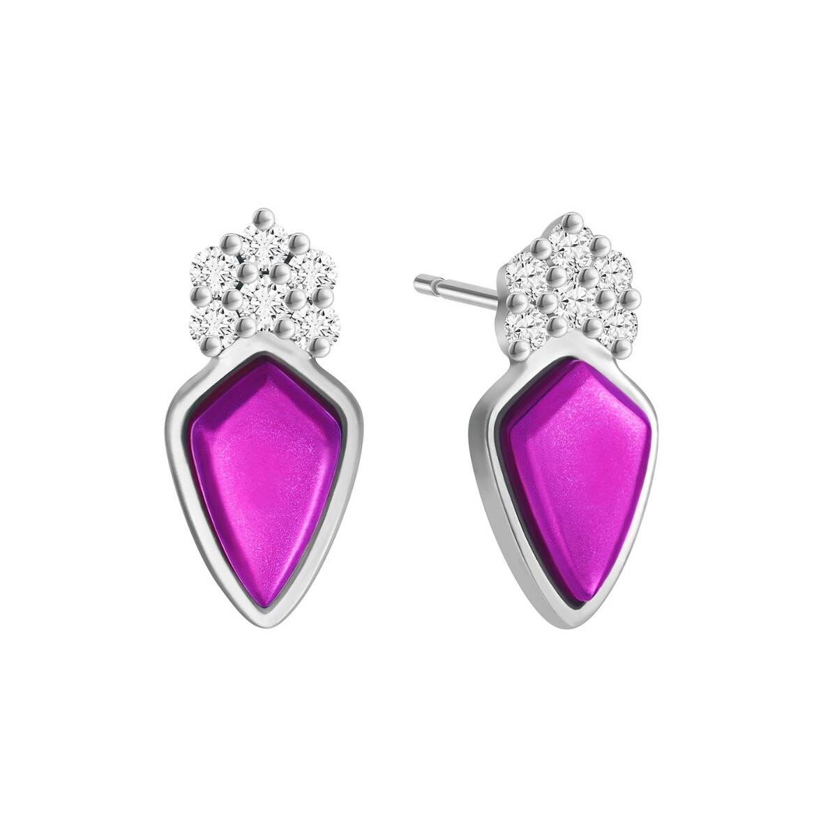 Diamond White Gold Earrings