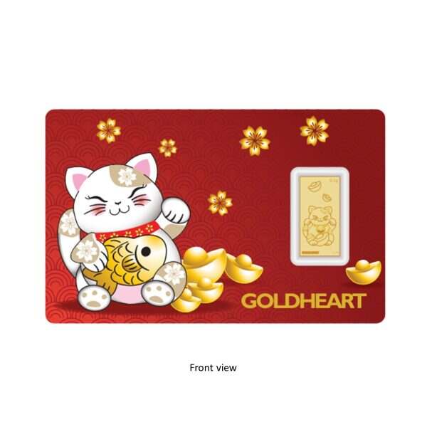 0.1G Fortune Cat Gold Bar