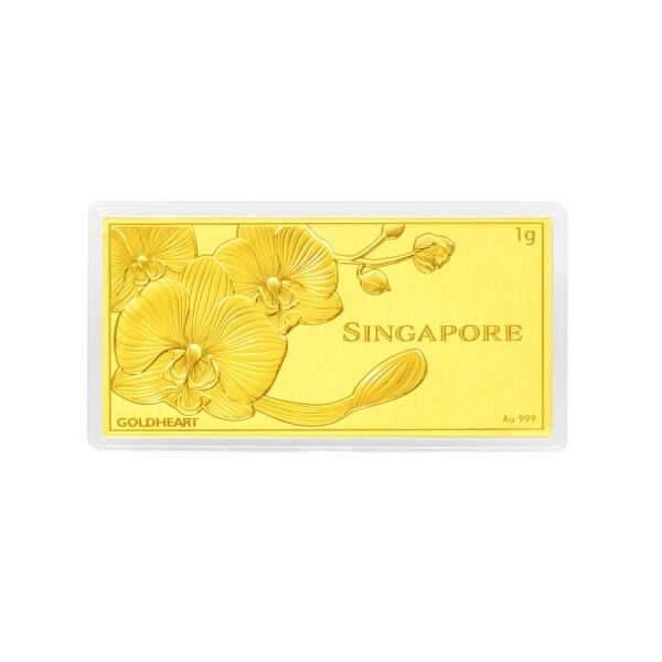 1G Orchid Gold Bar