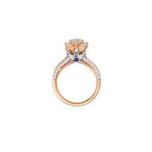 Celestial Bloom Eternal Rose Gold Diamond Ring