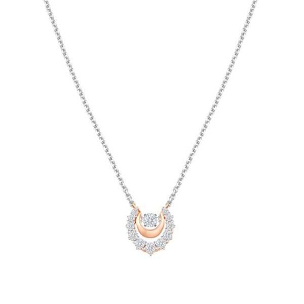 Moon's Embrace Diamond Necklace