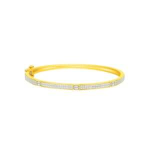 Lab-Grown Starlit Diamond Bangle
