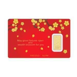 0.1G Cherry Blossom Gold Bar