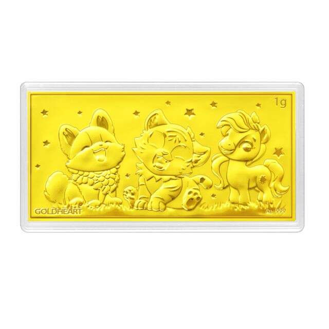 1G 三合 Harmonious Zodiac Gold Bar