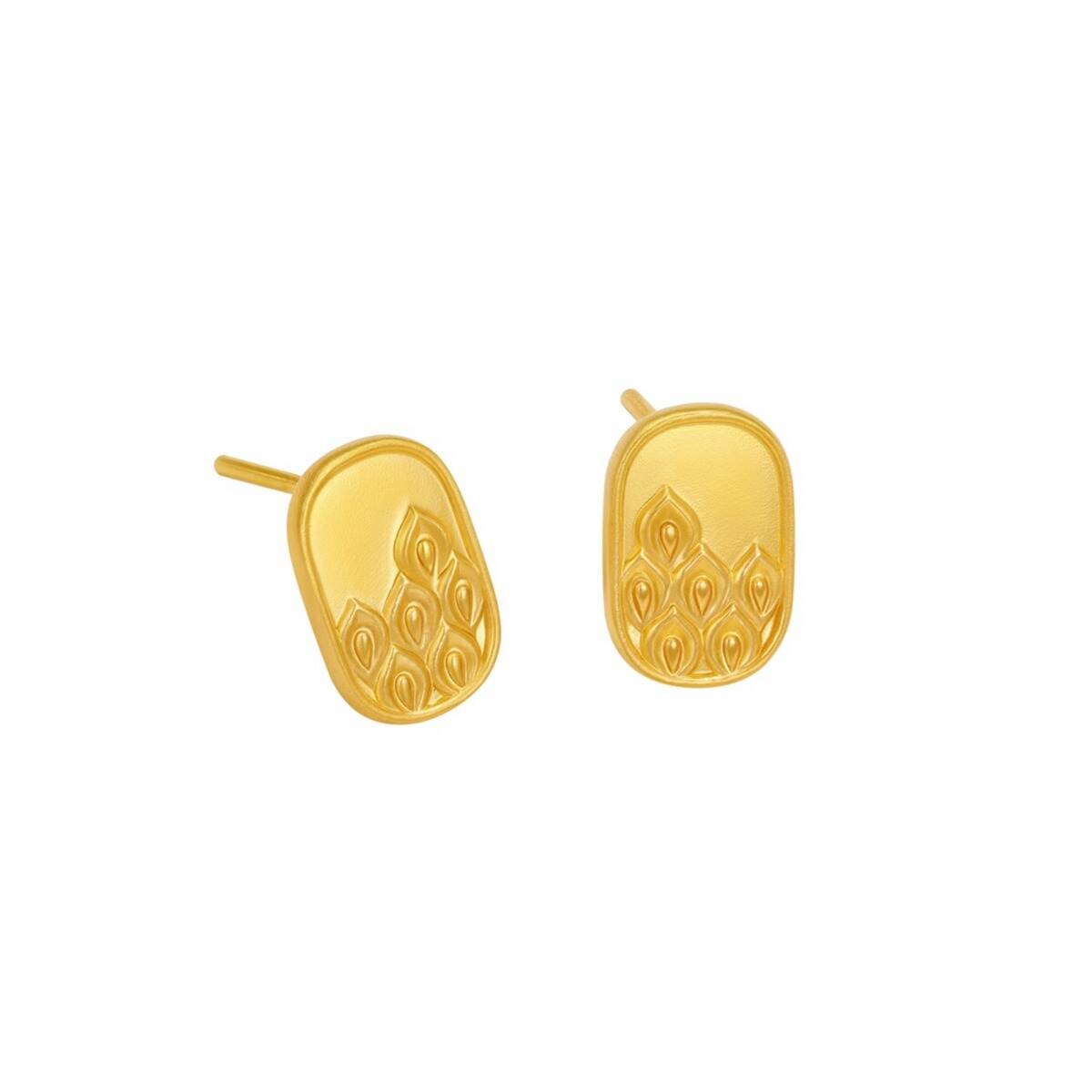 Gu Fa Jin Fiery Feathers Earrings