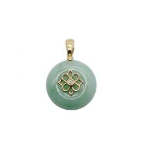 Yellow Gold Diamond Pendant