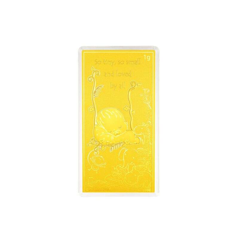 1G Welcome Little One Gold Bar