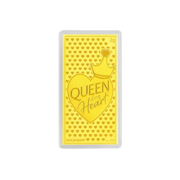 2G Queen of My Heart Gold Bar