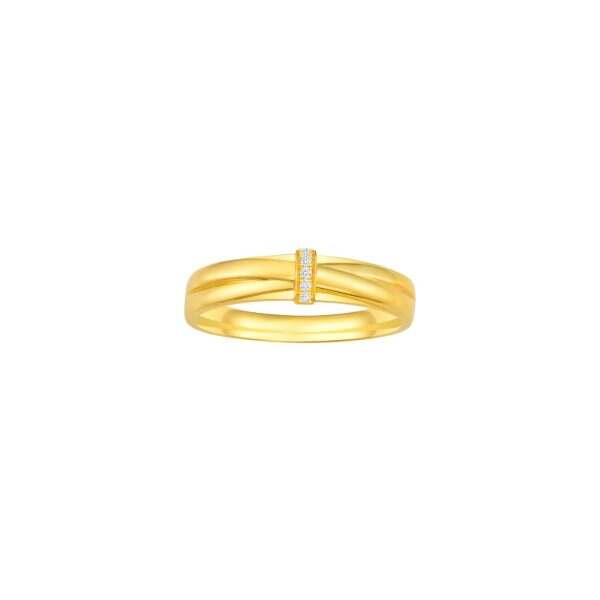 Affinity Yellow Gold Wedding Band (Male)