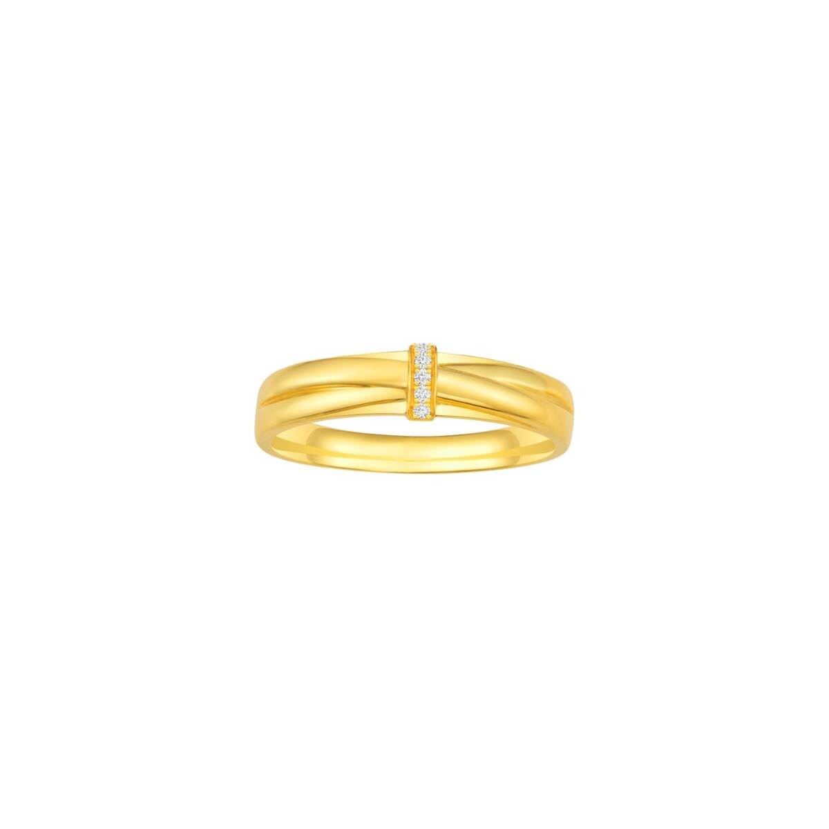 Affinity Yellow Gold Wedding Band (Male)