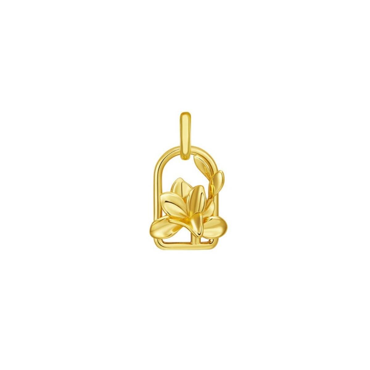 Floral Cage Pendant