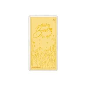2G Blooming Wishes Gold Bar