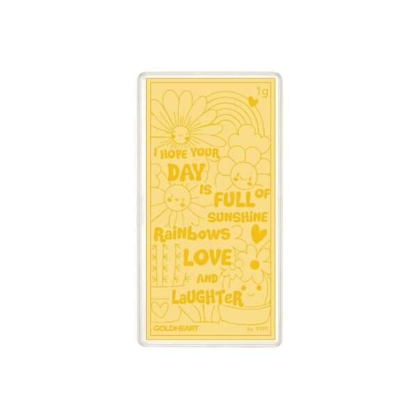 1G Bloom & Beam Gold Bar