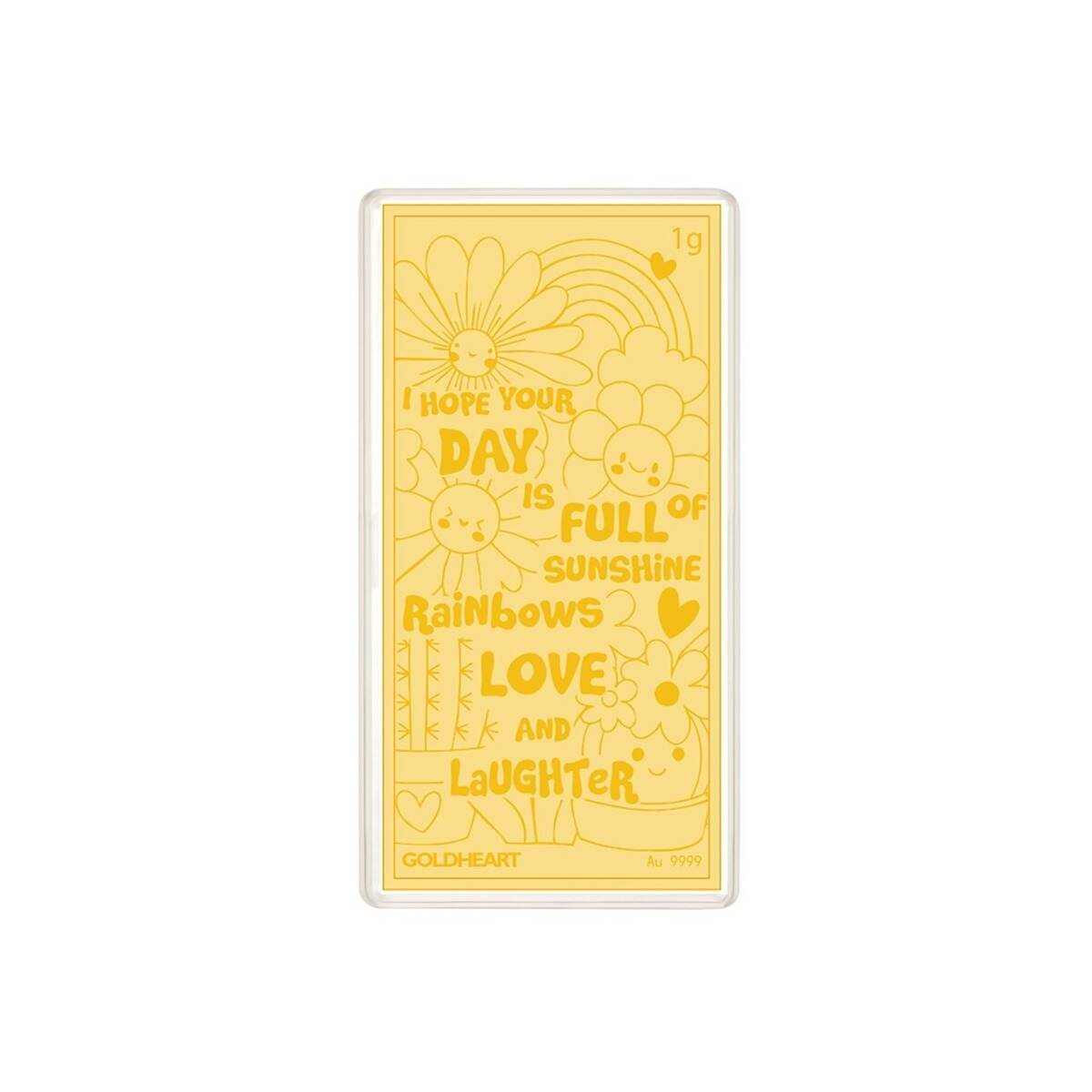 1G Bloom & Beam Gold Bar