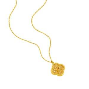 Gu Fa Jin Clover Necklace