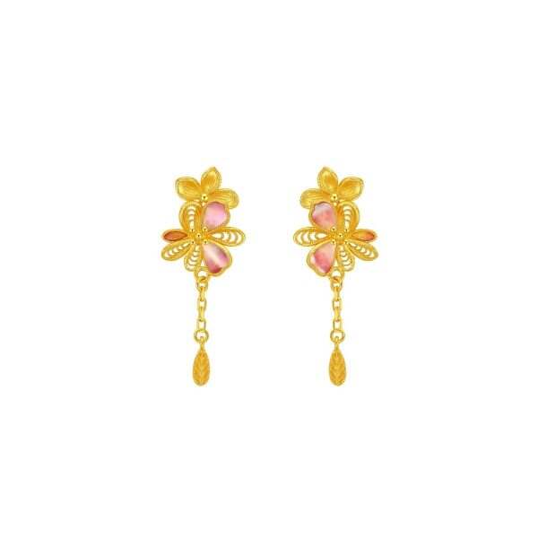 Gu Fa Jin Aurora Garden Earrings