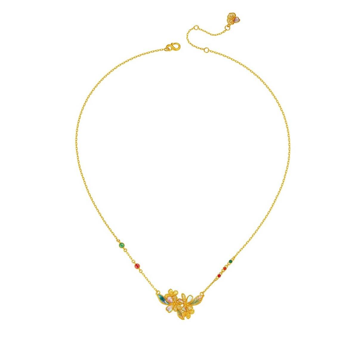 Gu Fa Jin Aurora Garden Necklace