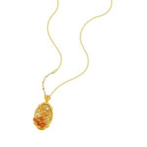 Gu Fa Jin Lotus Necklace