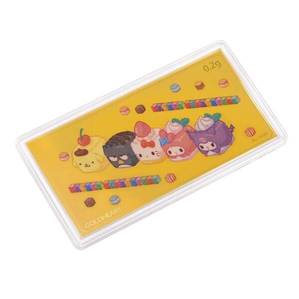 0.2G Sanrio characters Korokoro Sweets Gold Bar