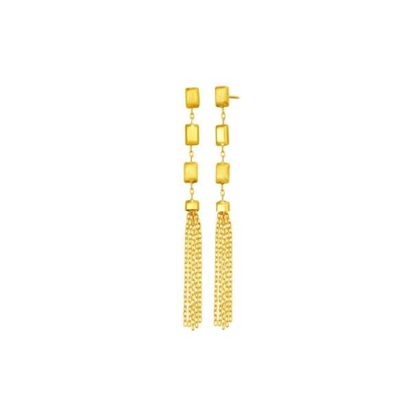 Pillow Tassle Earrings