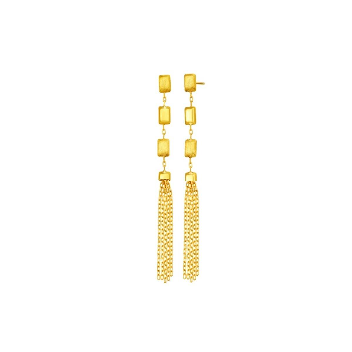 Pillow Tassle Earrings