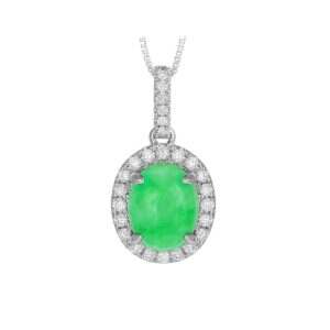 White Gold Diamond Pendant