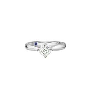 Lab-Grown Diamond White Gold Ring