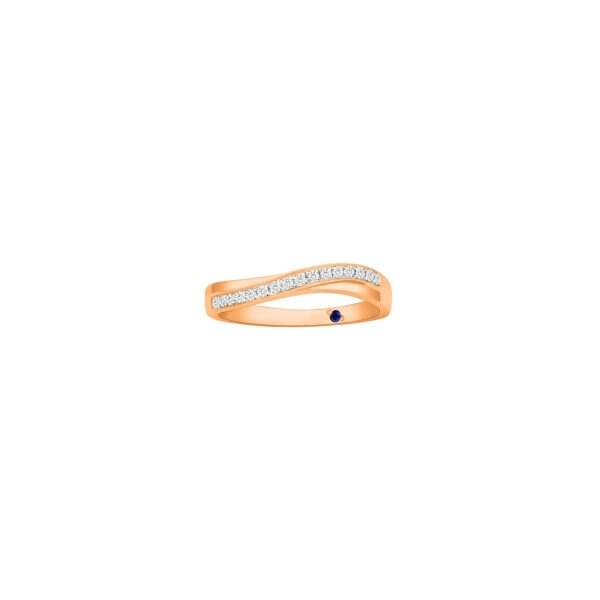 Intimo Rose Gold Wedding Band (Female)