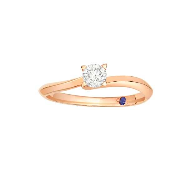 Solitaire Rose Gold Diamond Ring