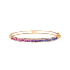 Coloured Gem Bangle