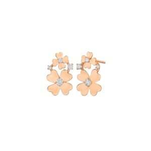 Flower Diamond Earring