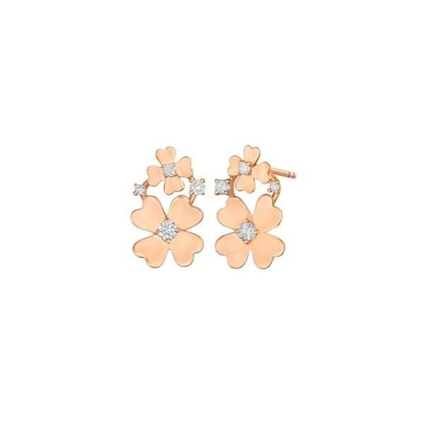 Flower Diamond Earring