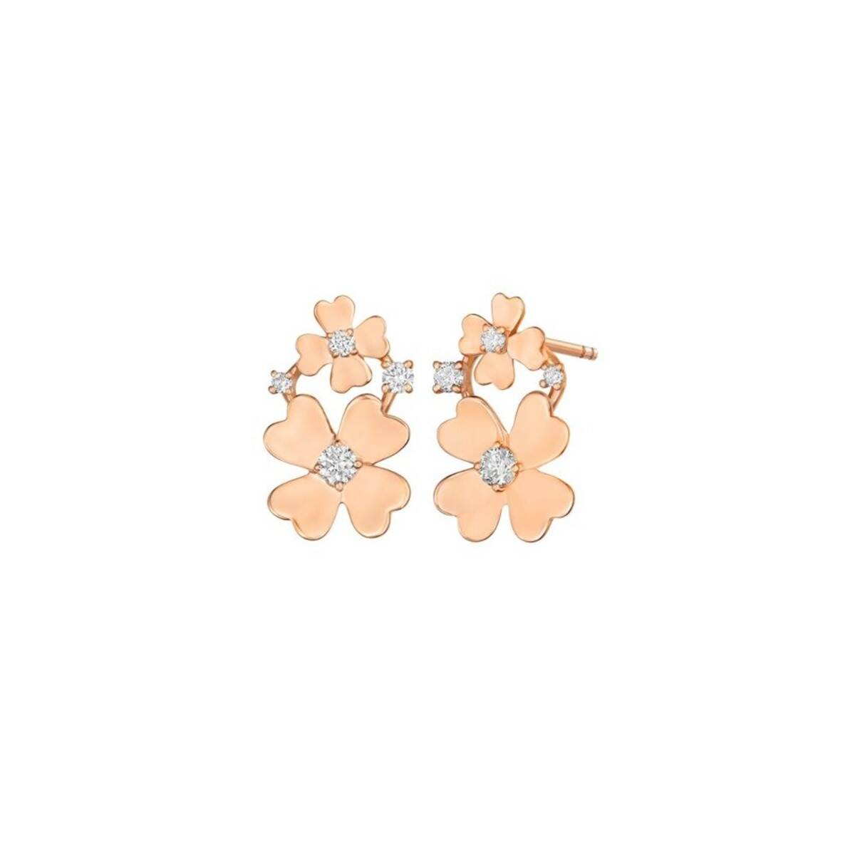 Flower Diamond Earring