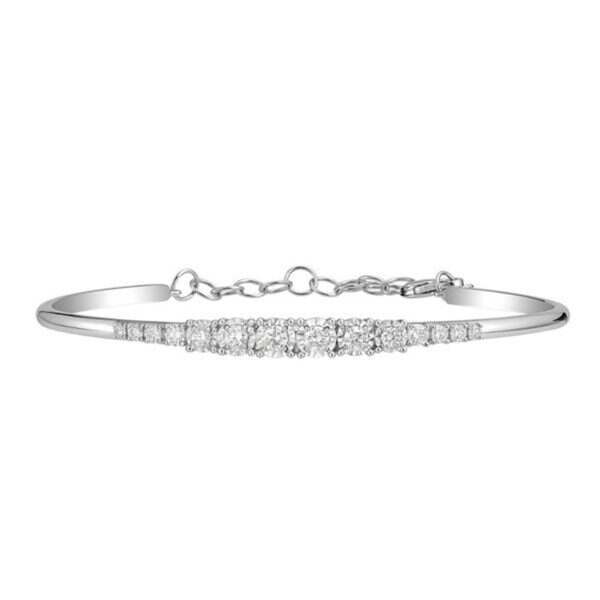 Round Diamond Bangle