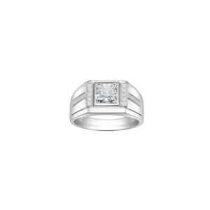 White Gold Regal Ring