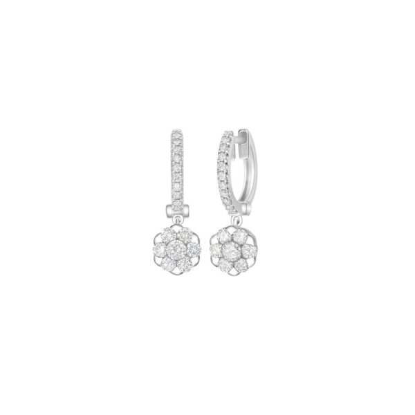 Enchanted White Gold Diamond Earrings